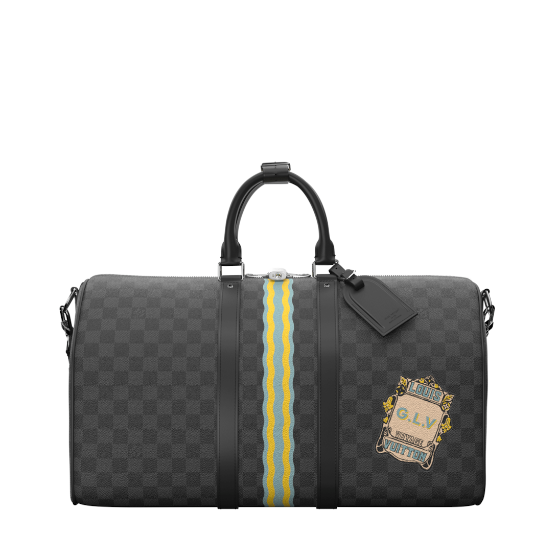 Keepall 45 Mon Monogram Damier Graphite Canvas - Trunks, Travel